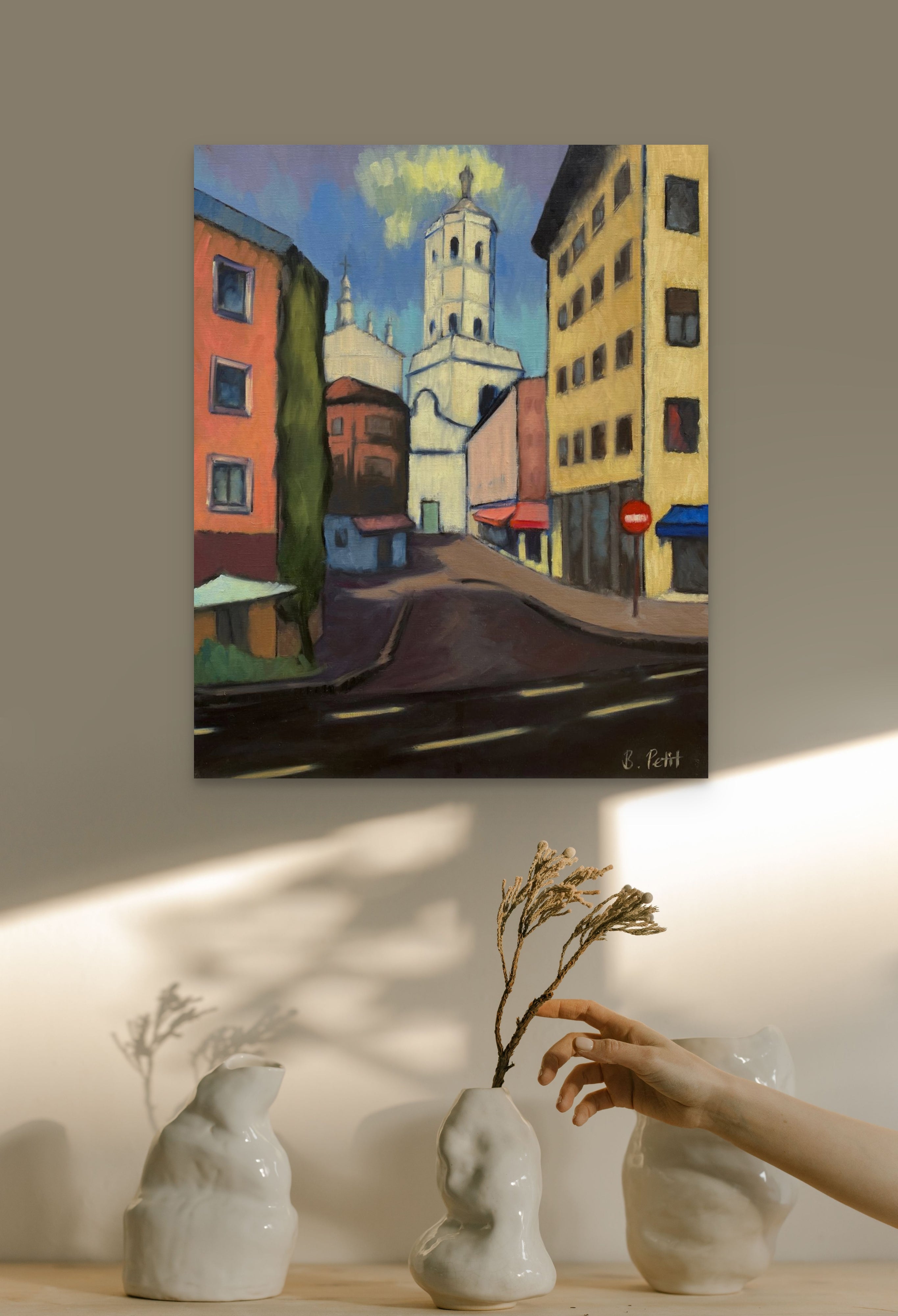 "Vue sur la cathédrale de Valladolid"