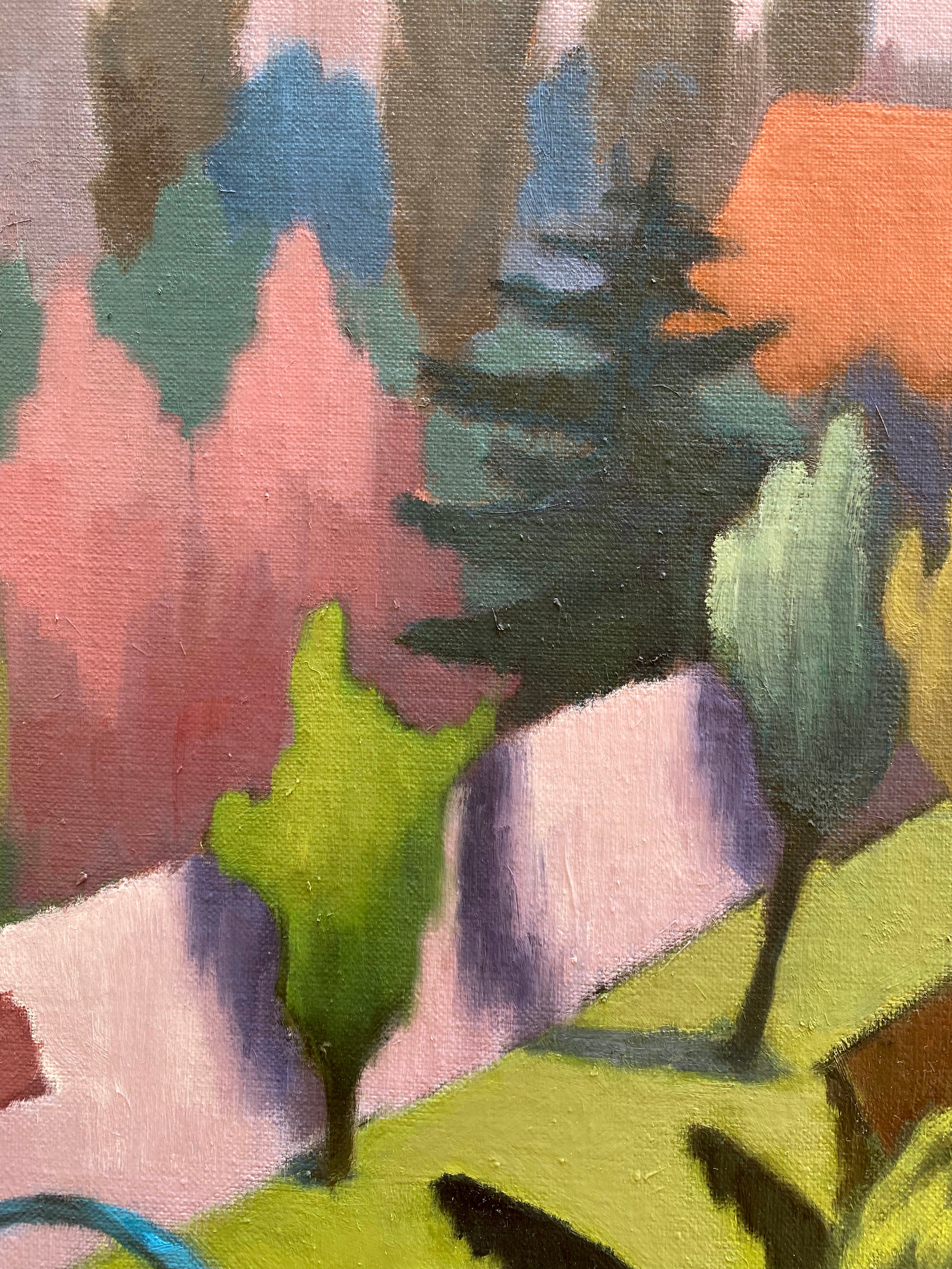 "Le jardin, vue de l'étage, Hauts-de-France"