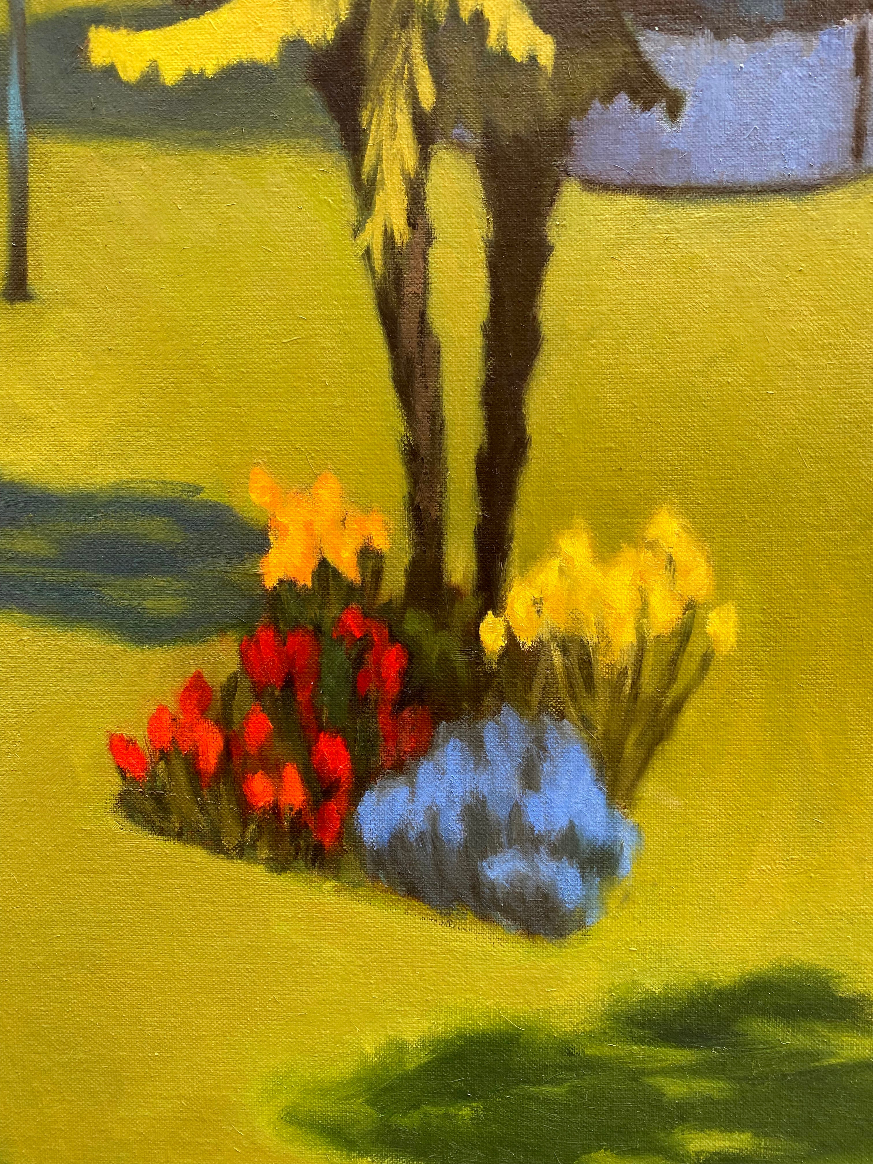 "Le jardin, vue de l'étage, Hauts-de-France"