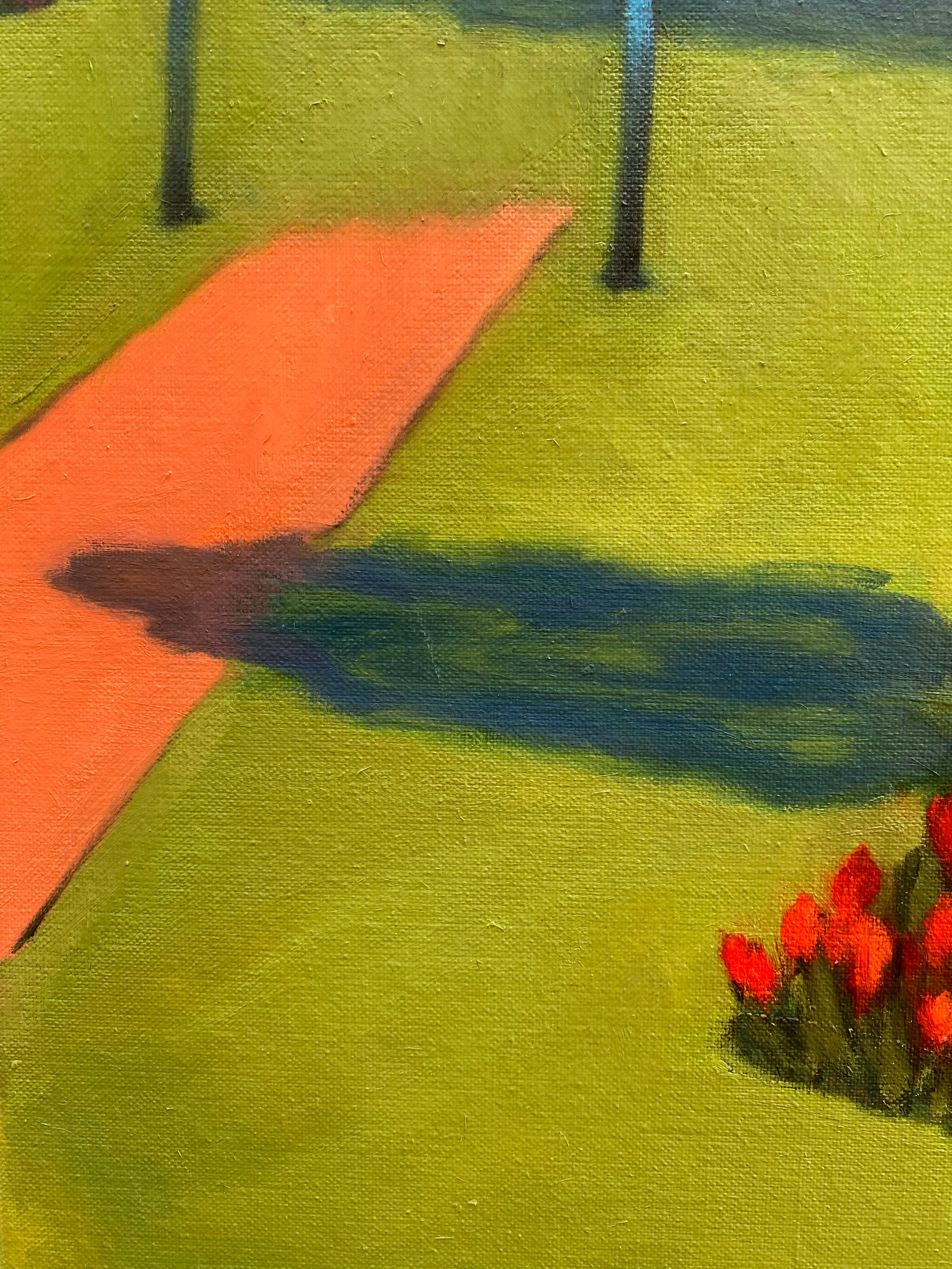 "Le jardin, vue de l'étage, Hauts-de-France"