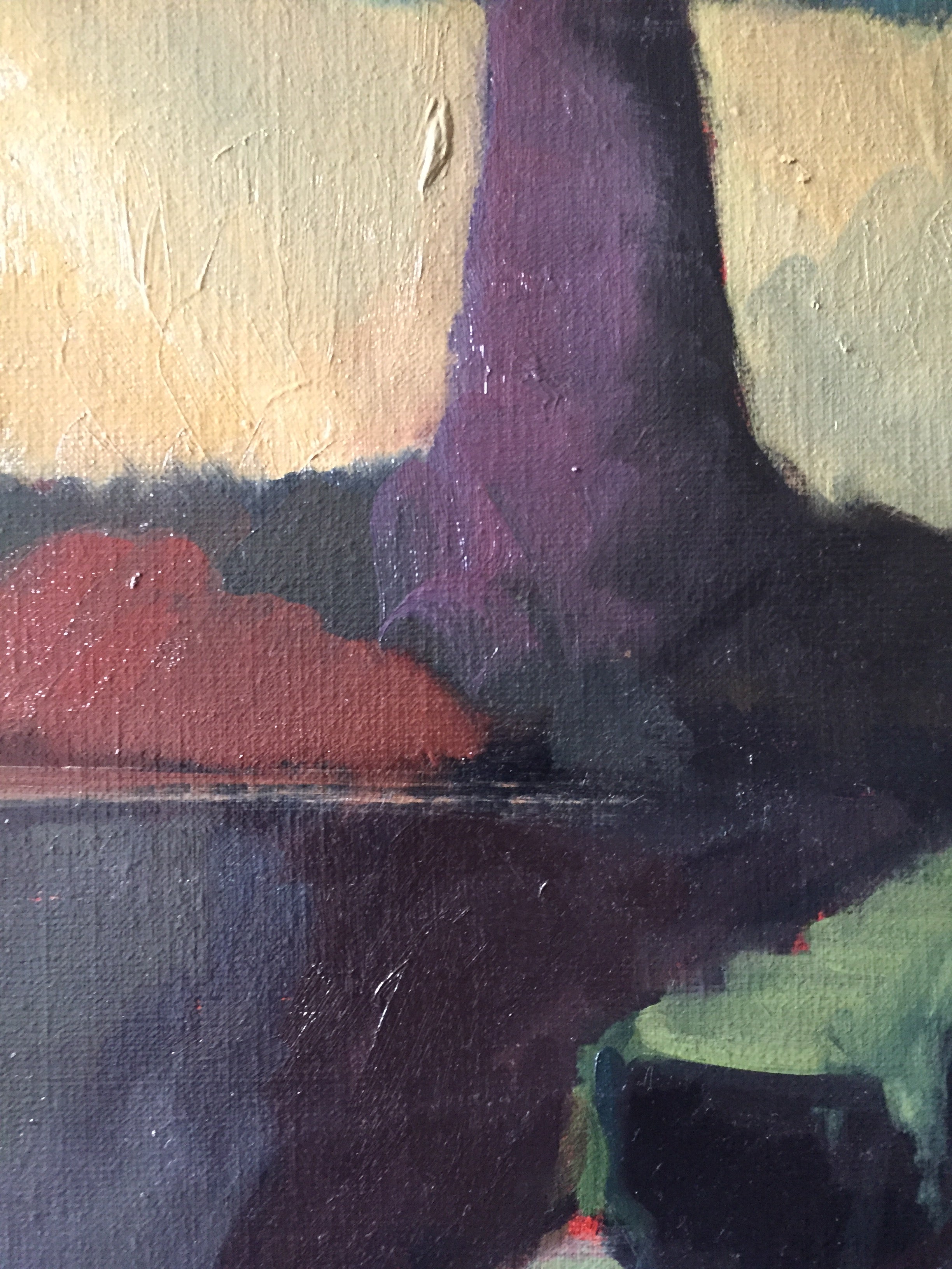 "Le lac, banlieue de Paris, Essonne"