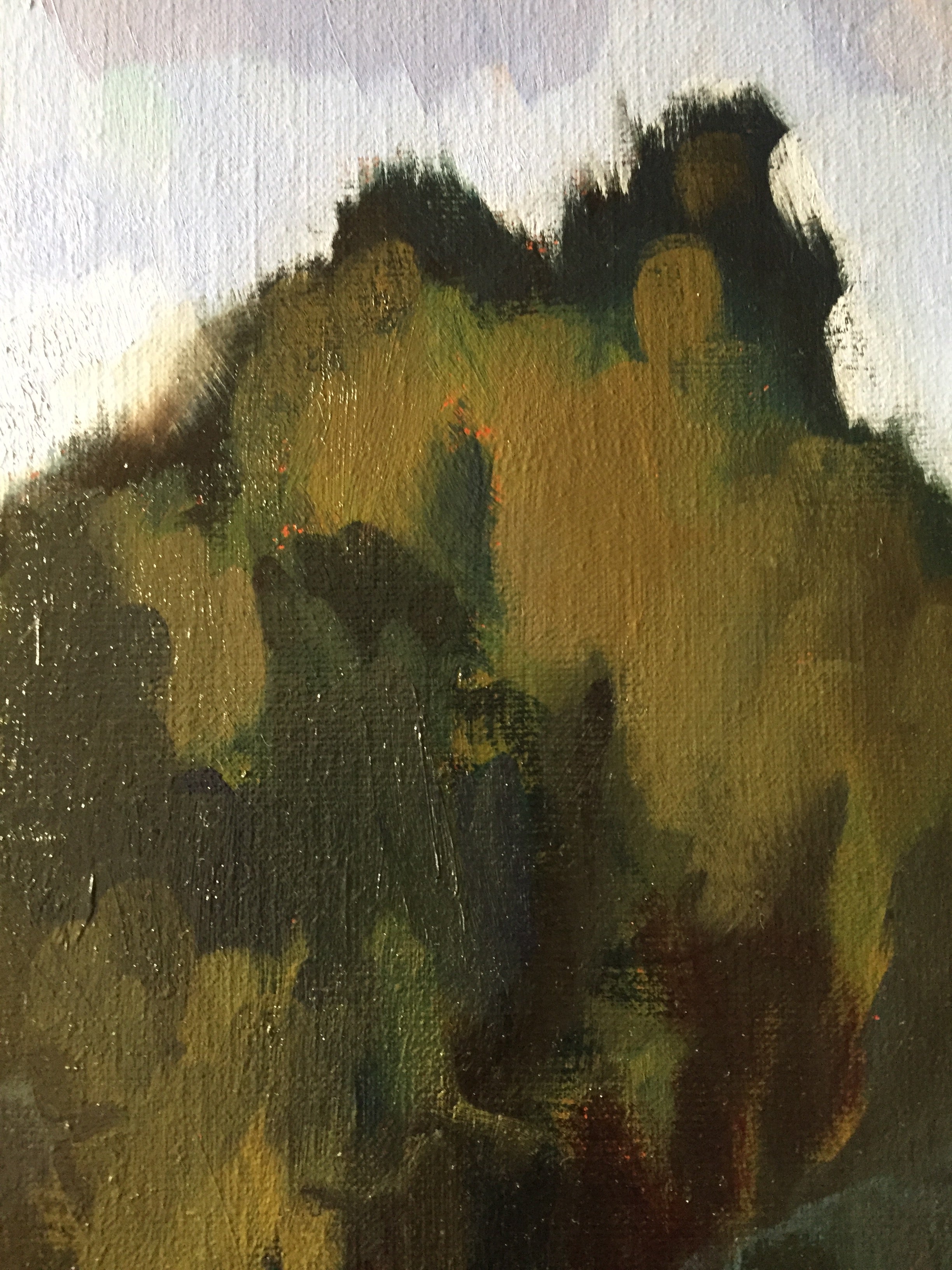 "Le lac, banlieue de Paris, Essonne"