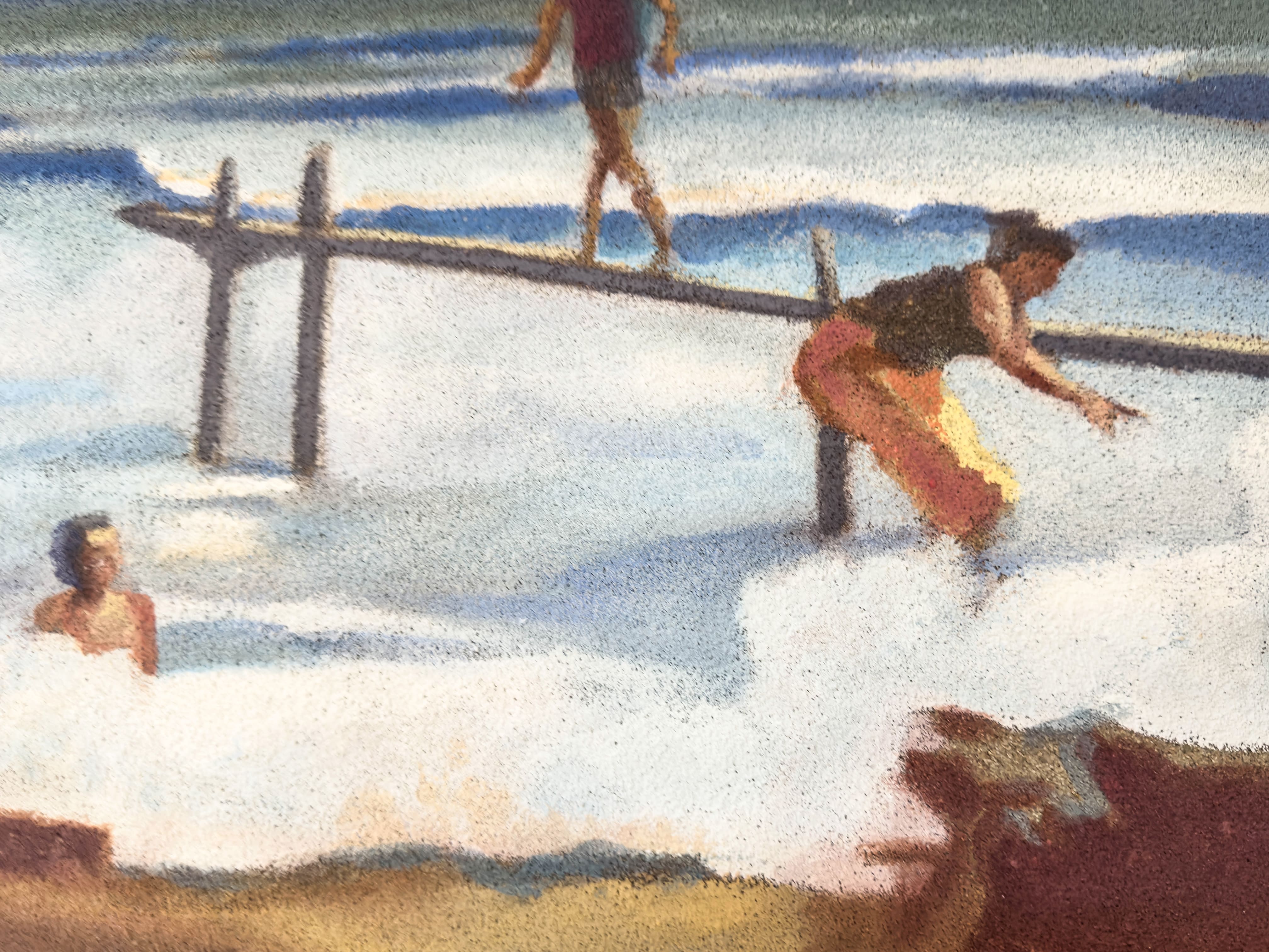 "Baignade en mer III"