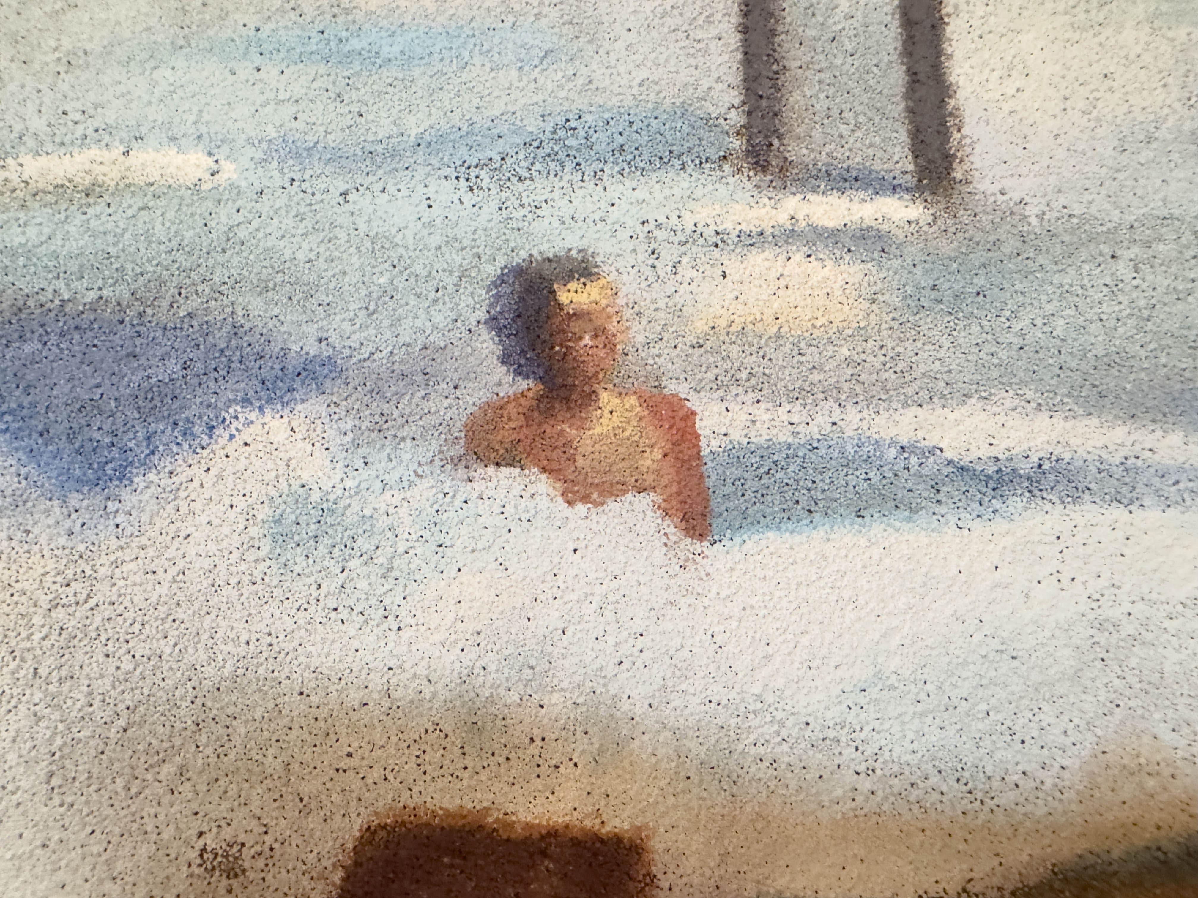 "Baignade en mer III"