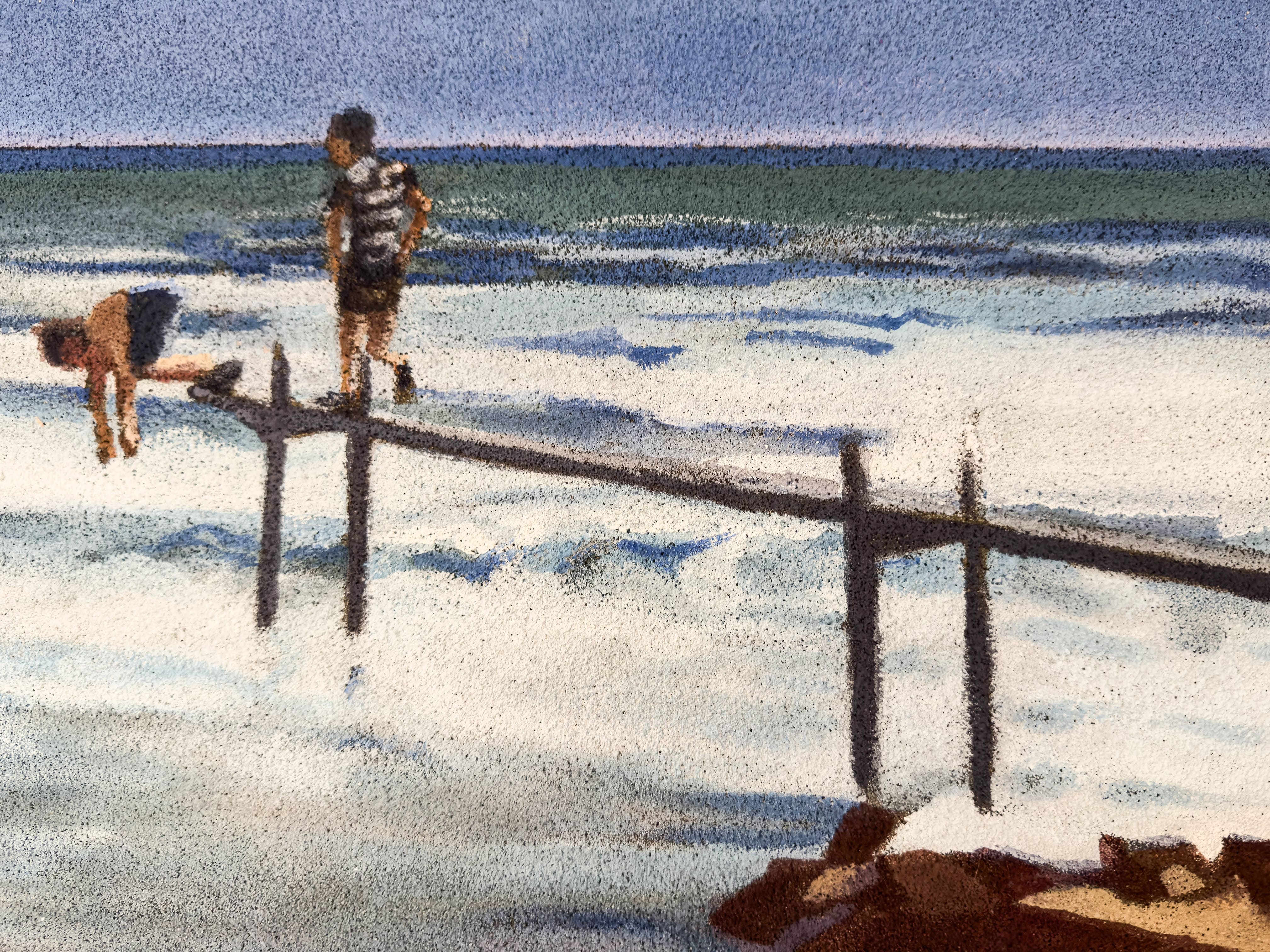 "Baignade en mer V"