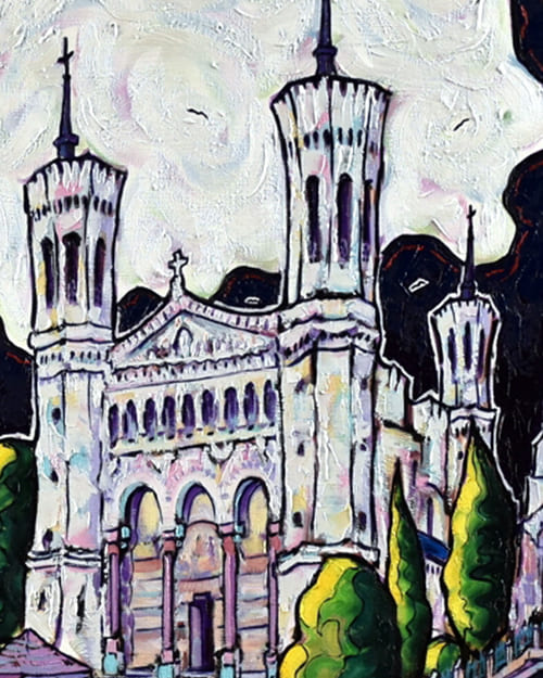 "La Basilique Notre Dame de Fourvière"