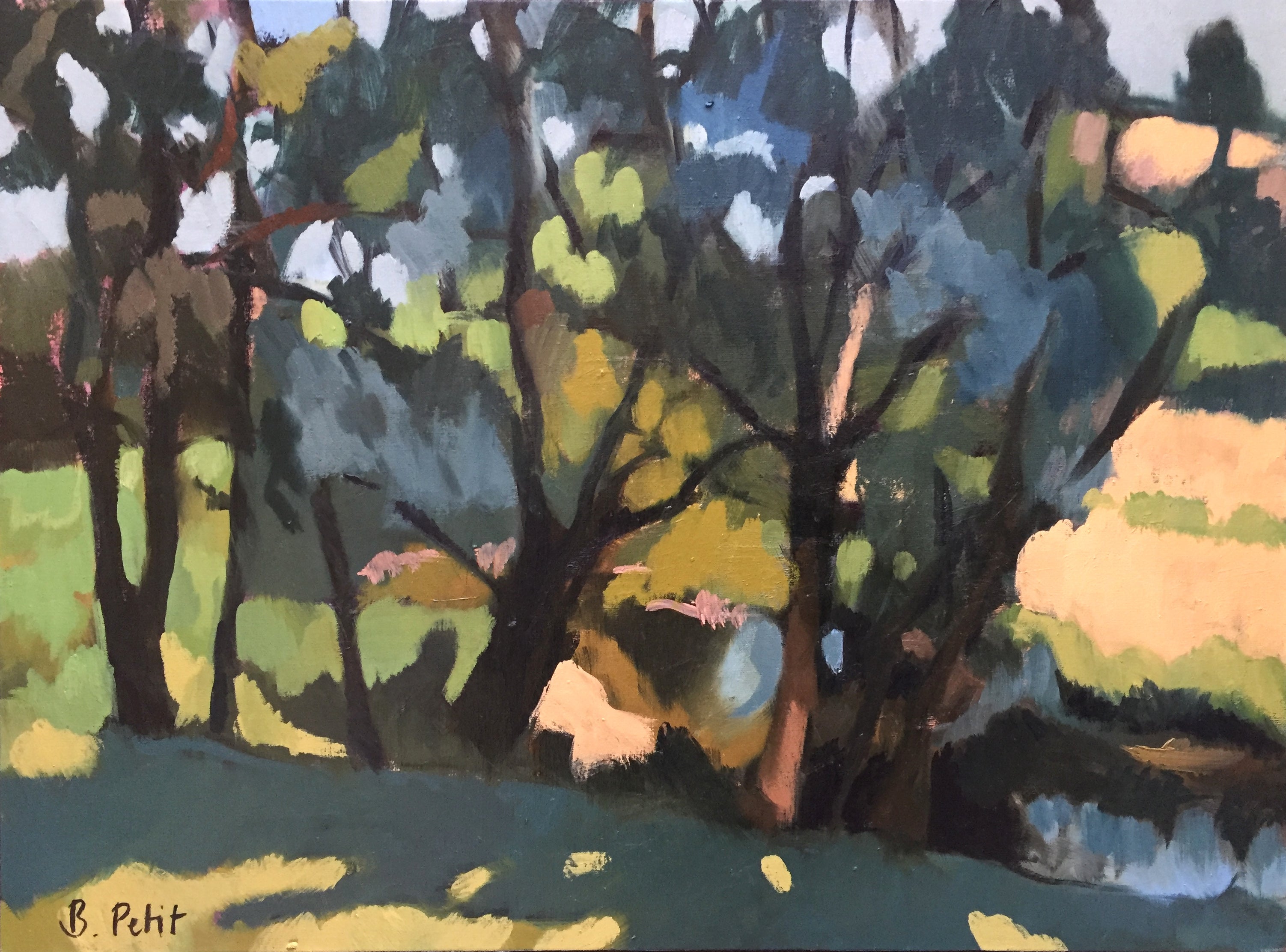 "Le Ruisseau à Lagrange, Limousin"