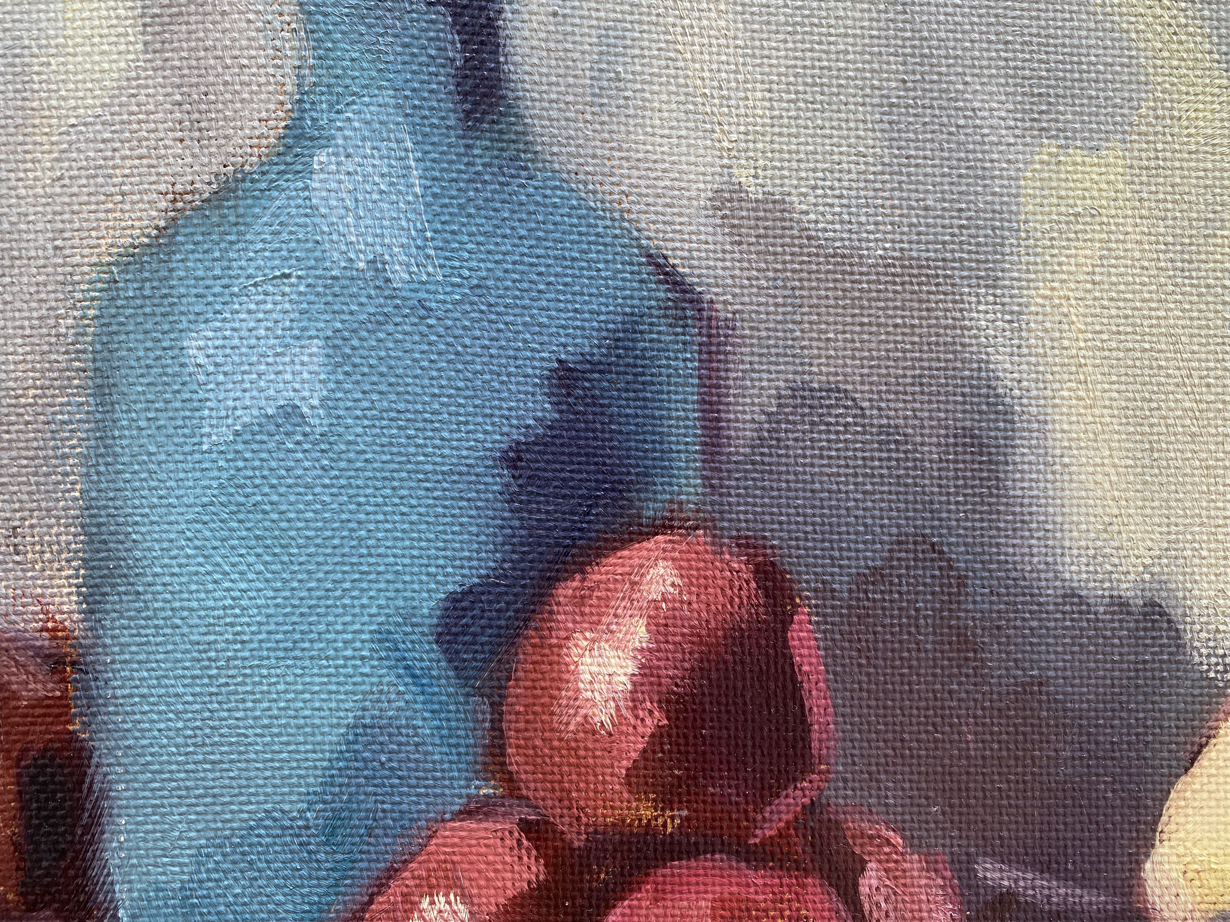 "Composition au pot bleu"