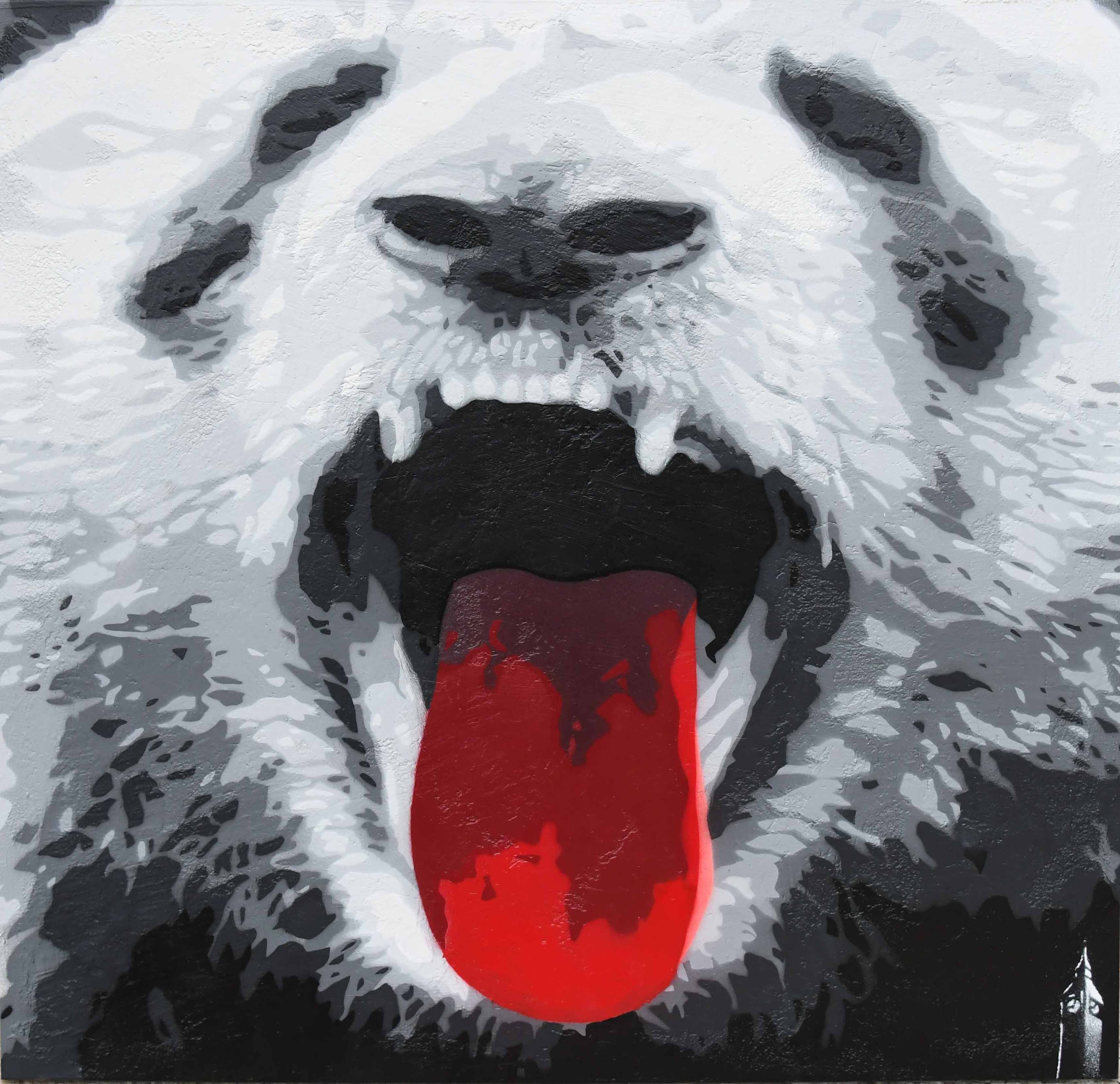 "Animal stone le panda"
