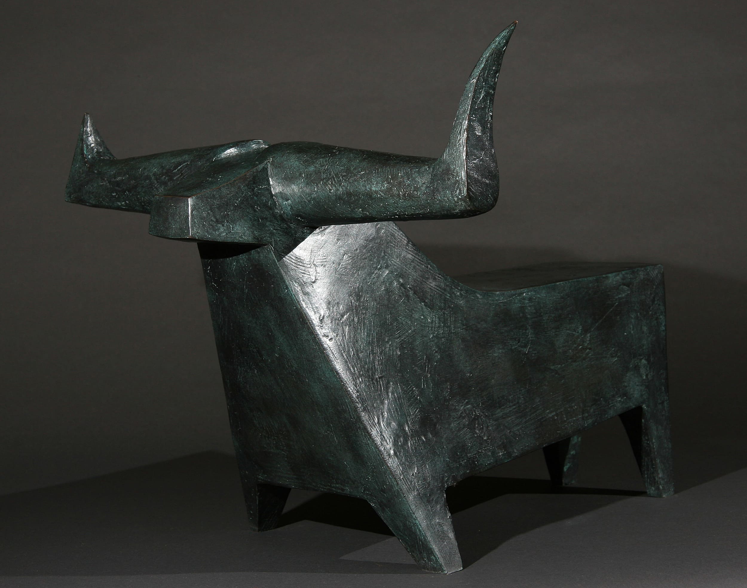 "Taureau Cornes Asymétriques"