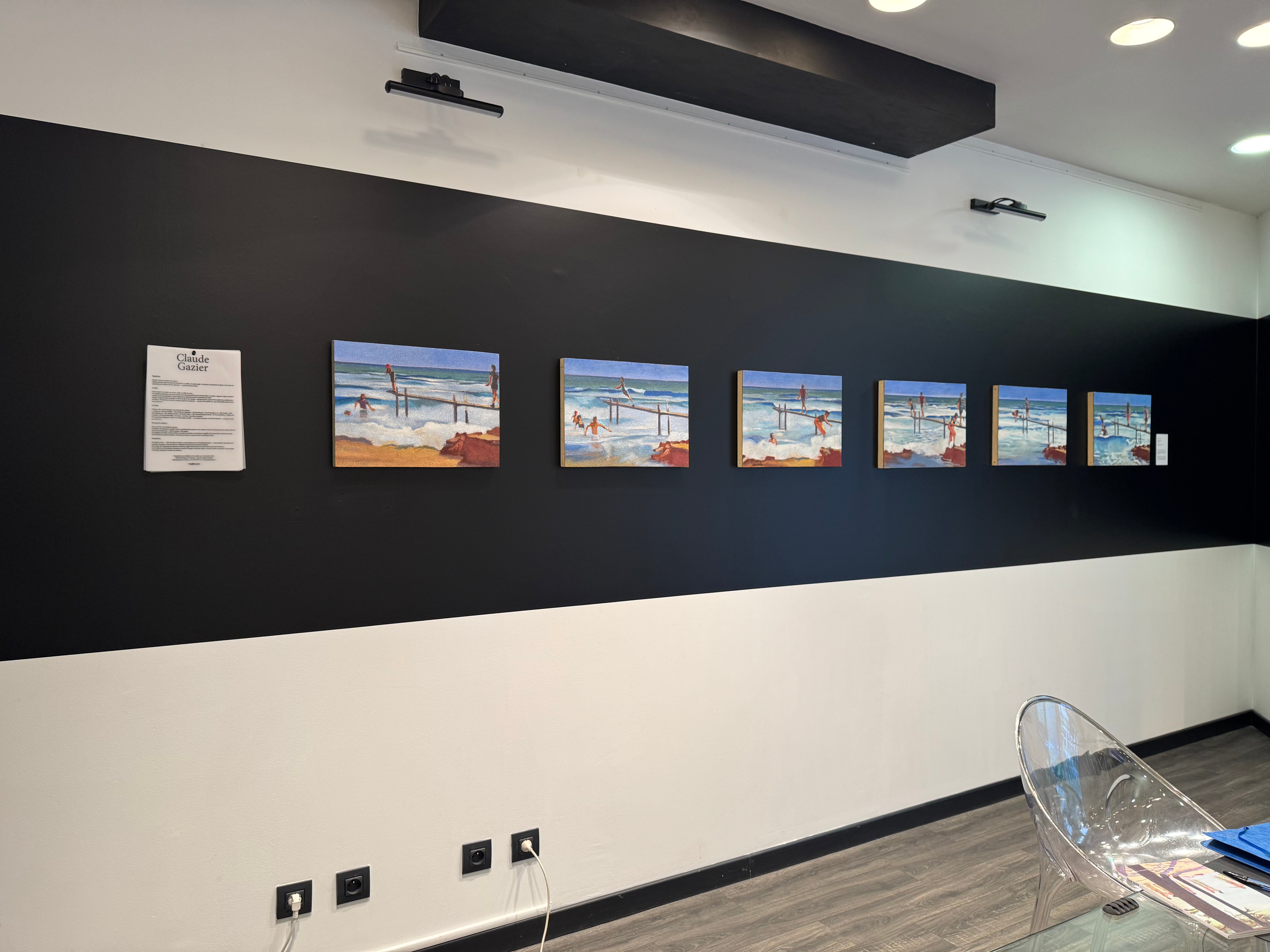 "Baignade en mer VI"