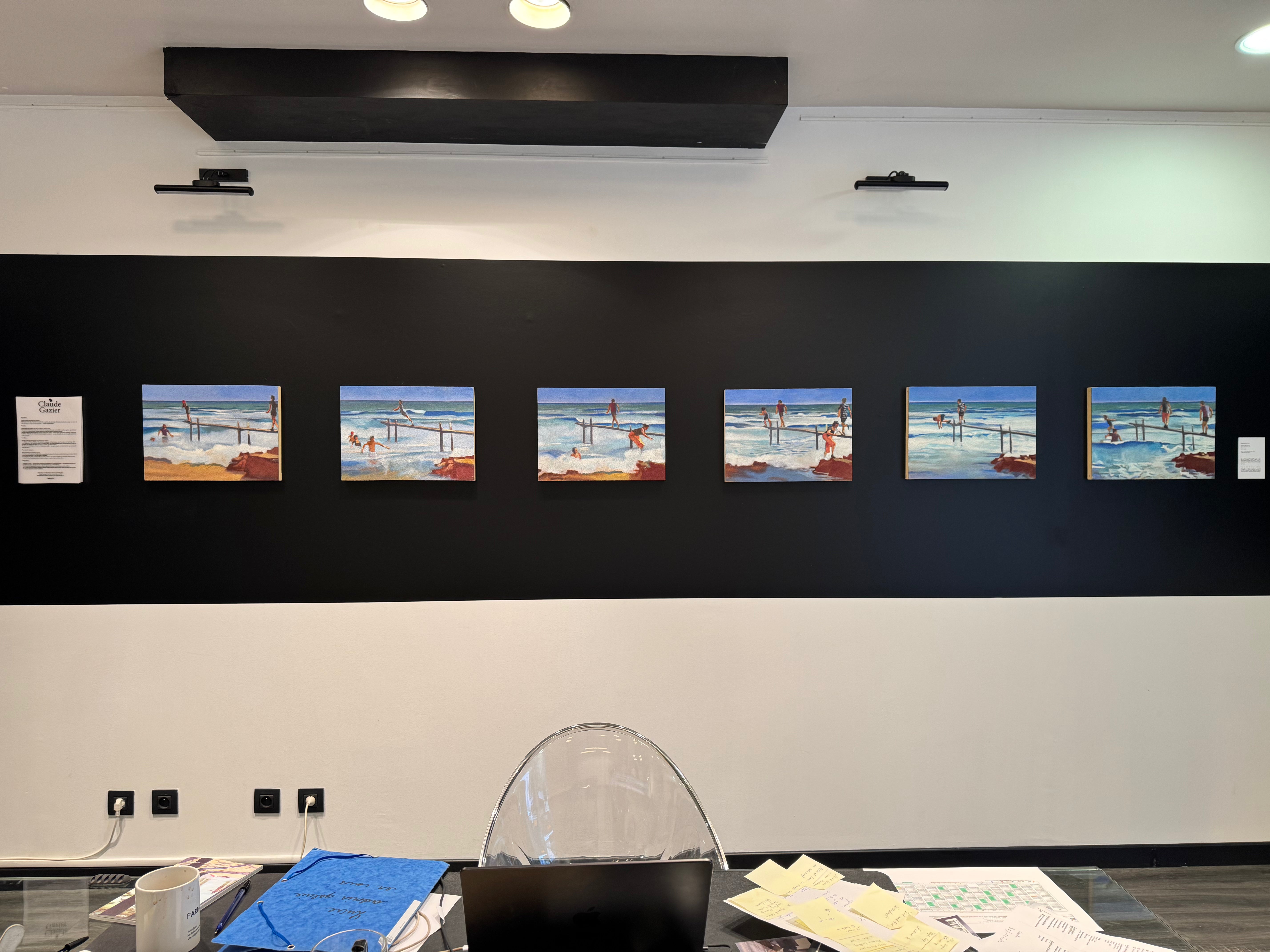 "Baignade en mer IV"