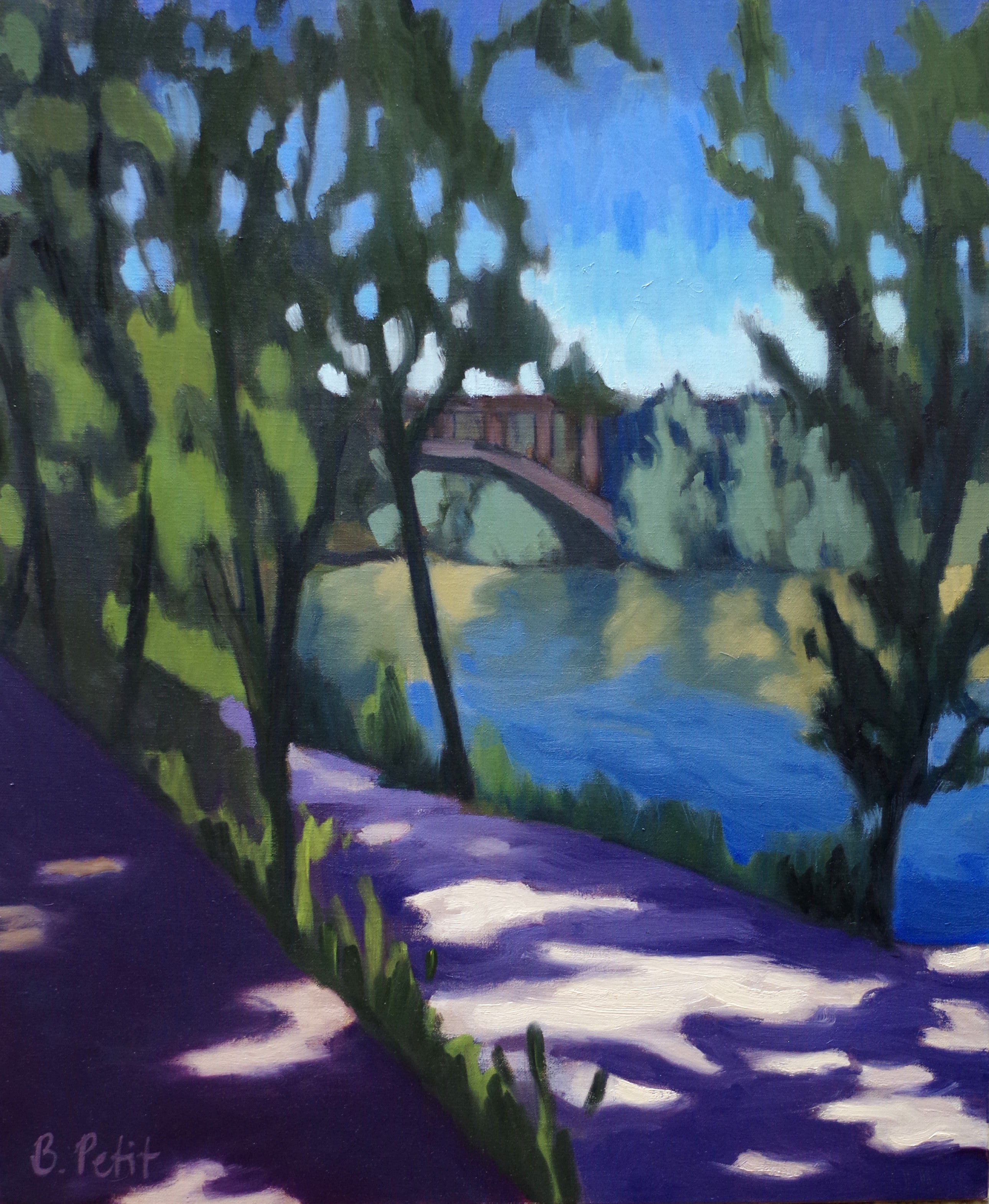 "Vue sur le rio Pisuerga"