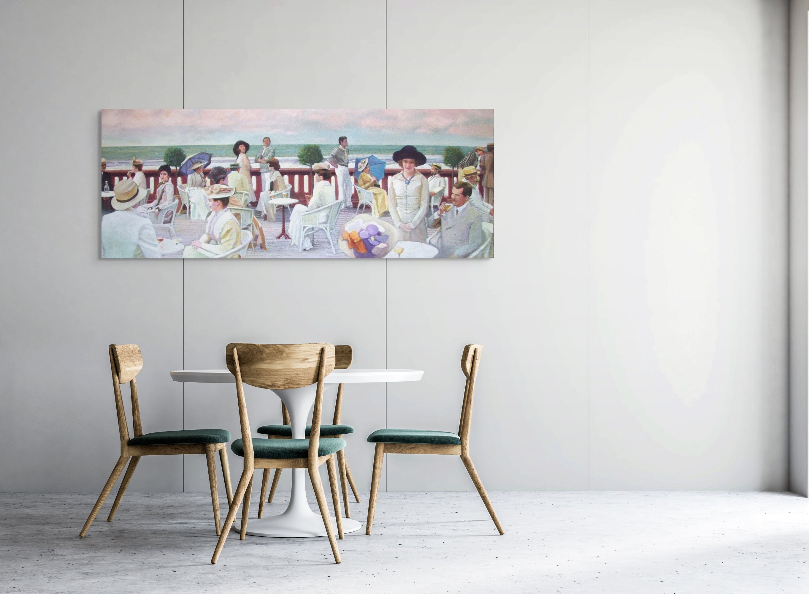 "Devant le Grand Hôtel de Carbourg"