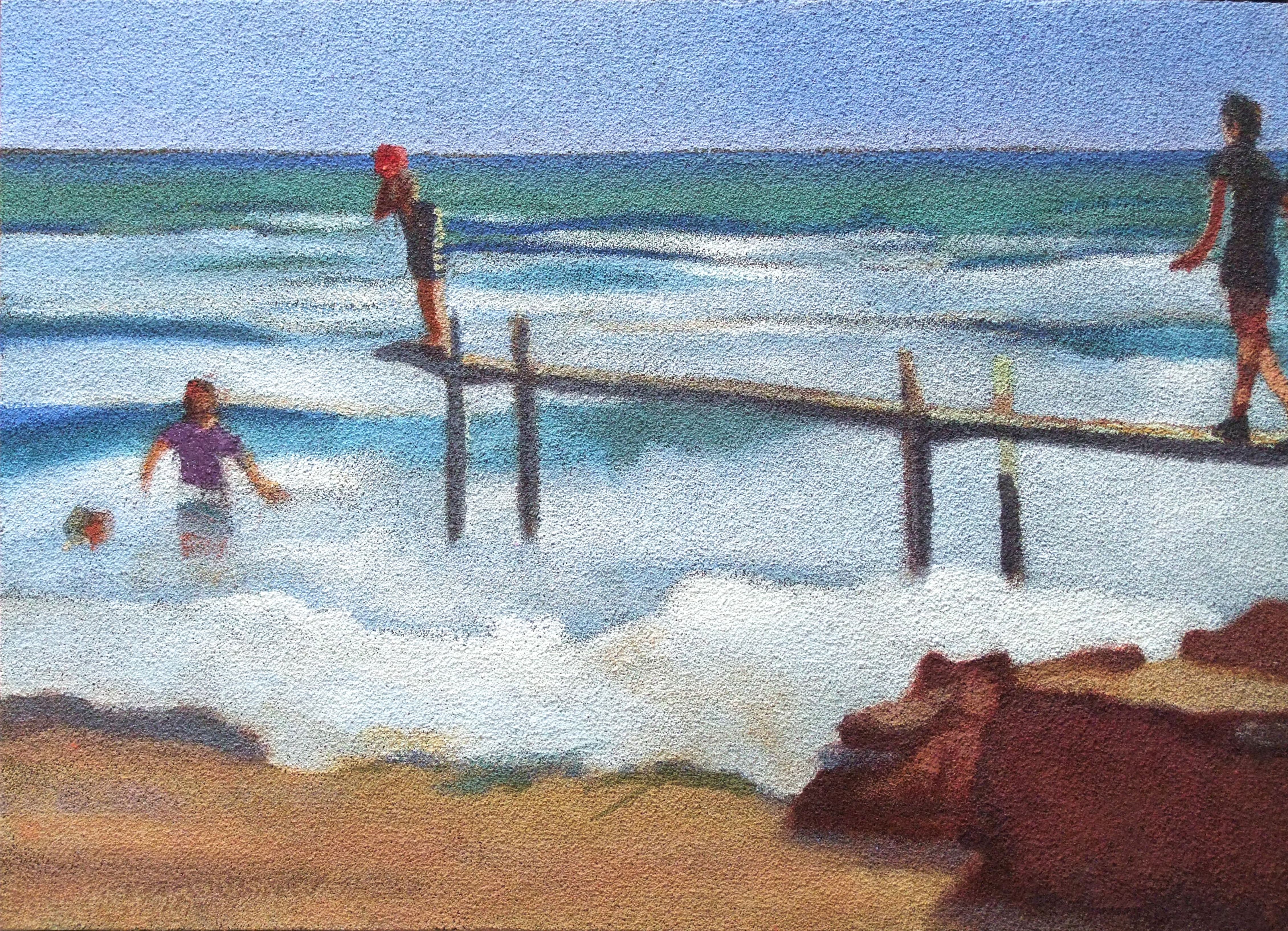 "Baignade en mer I"