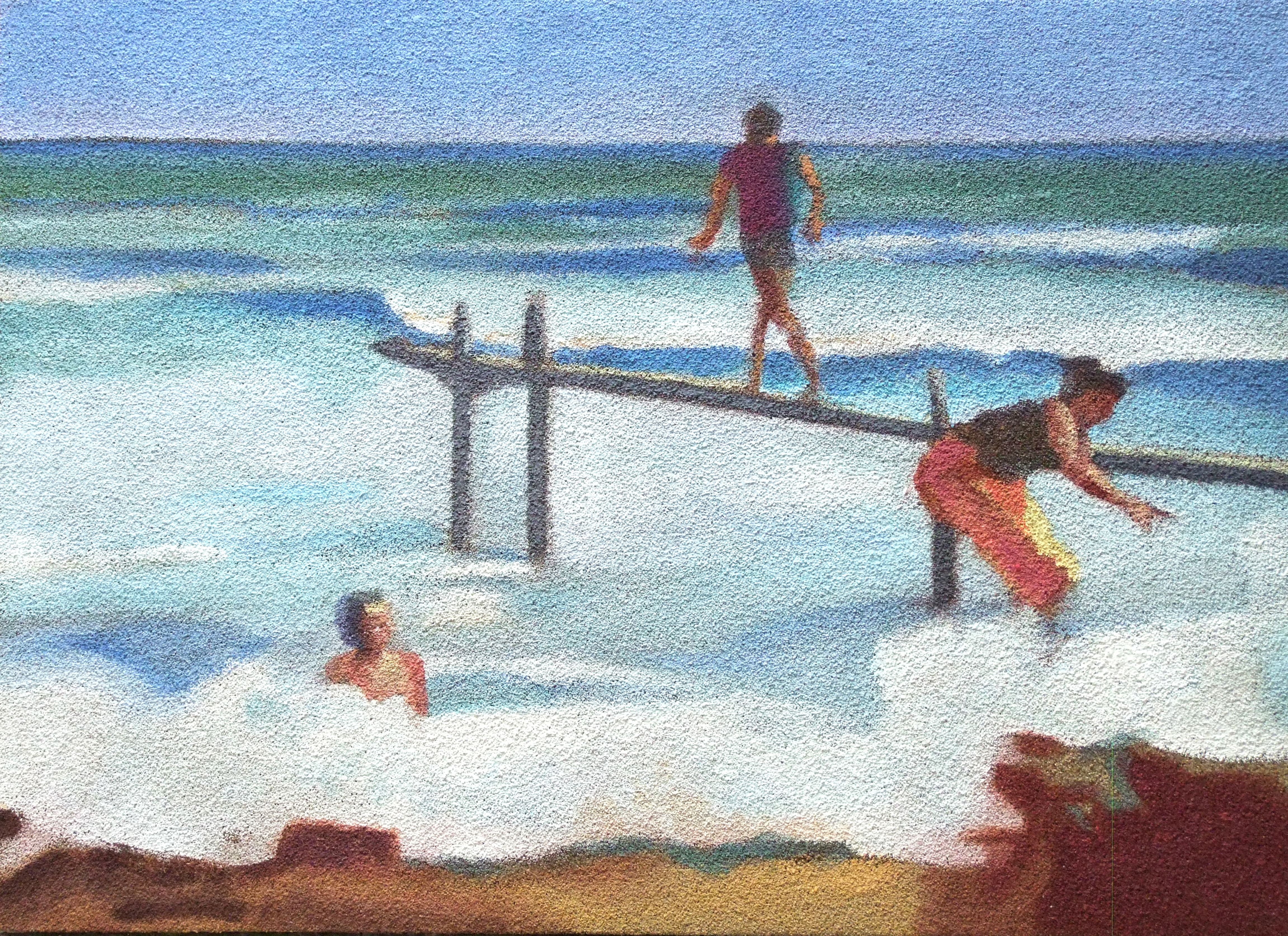 "Baignade en mer III"