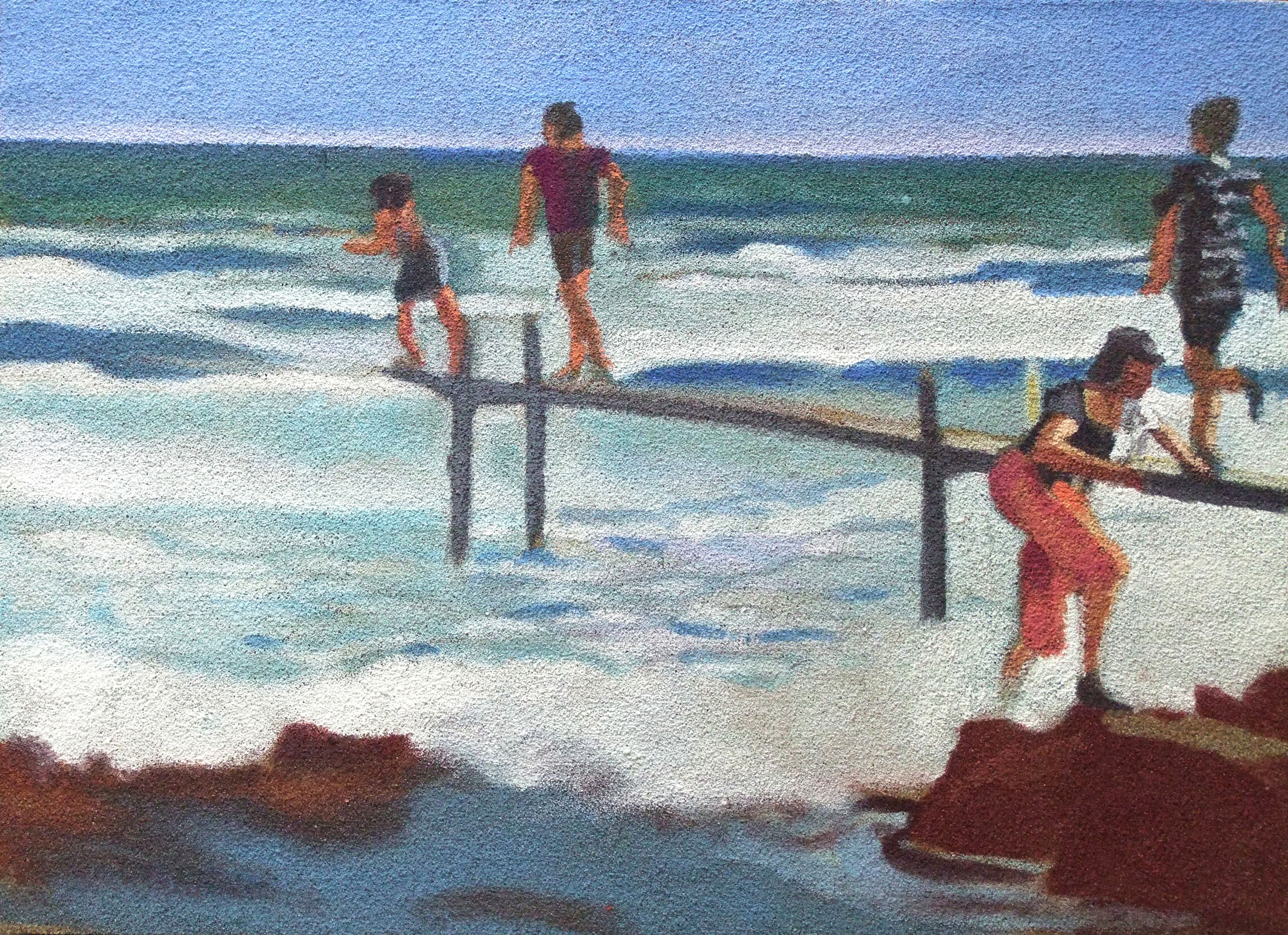 "Baignade en mer IV"