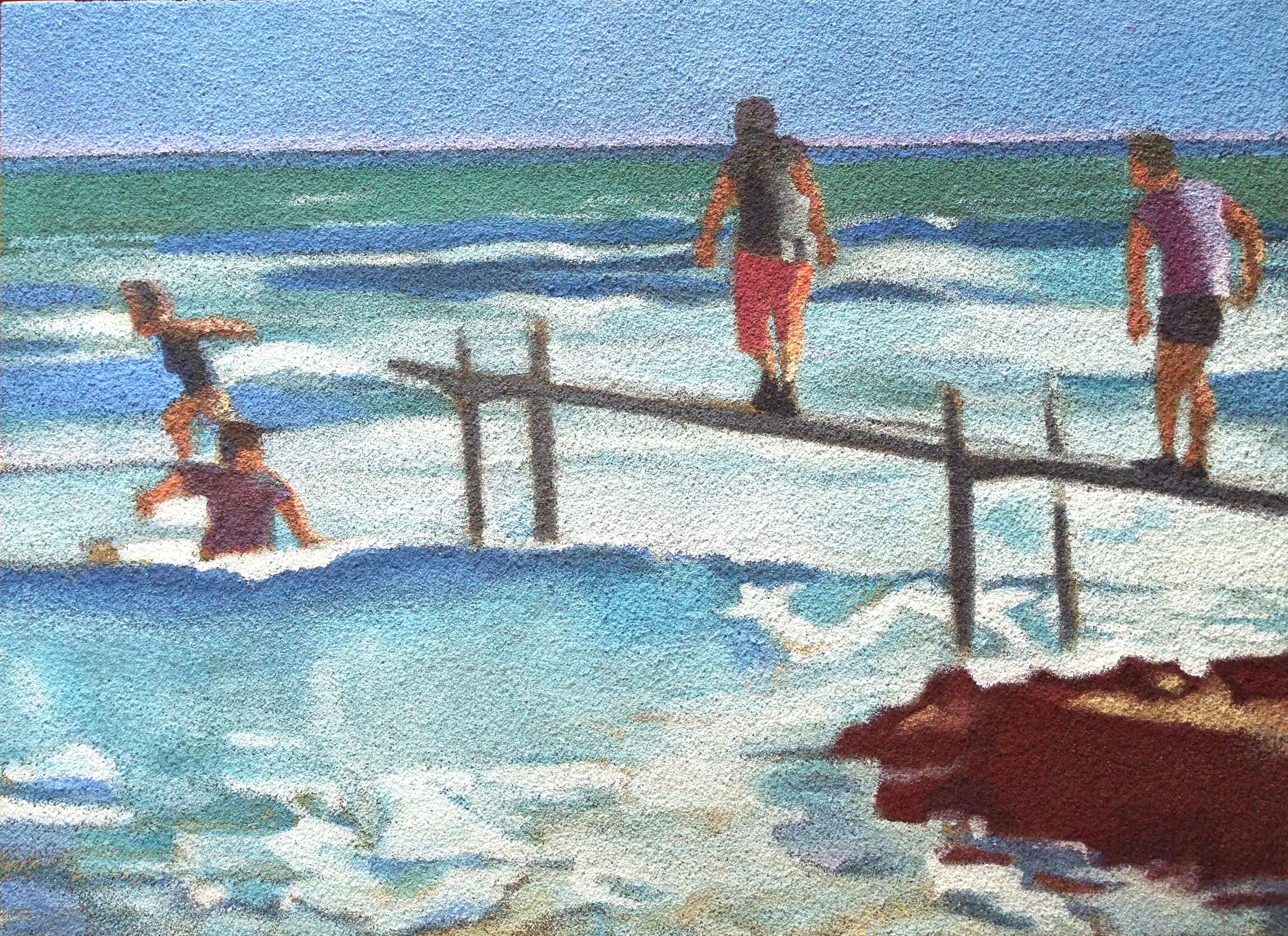 "Baignade en mer VI"