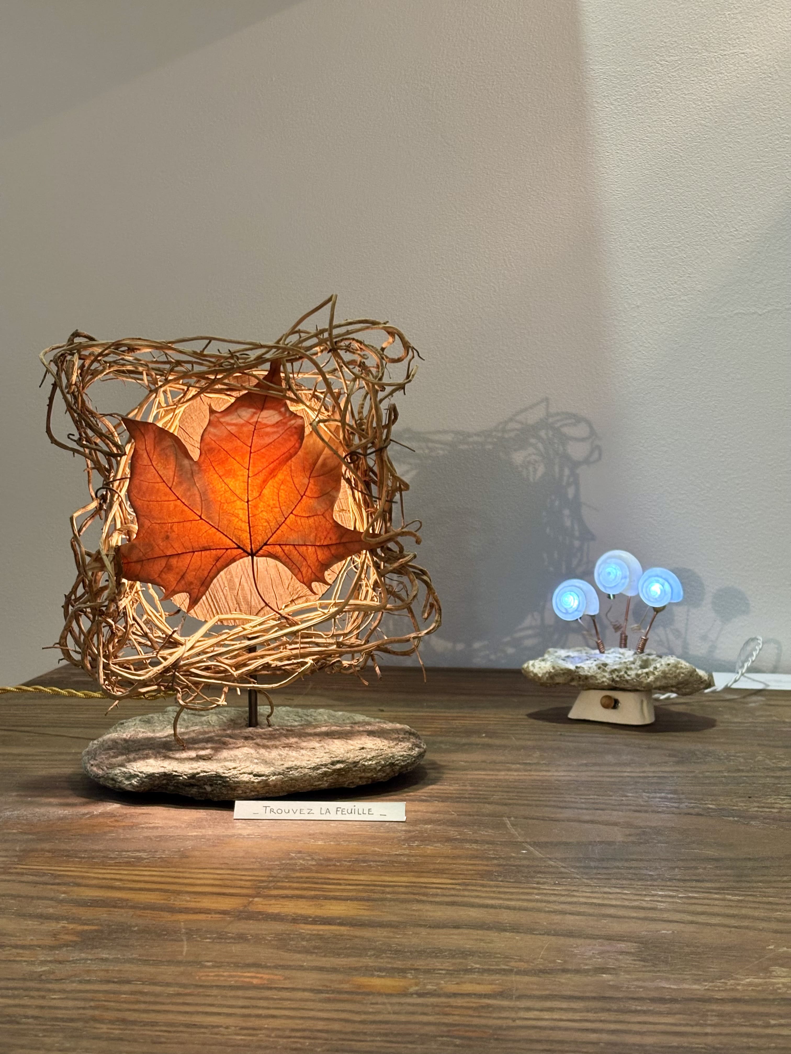Lampe feuille