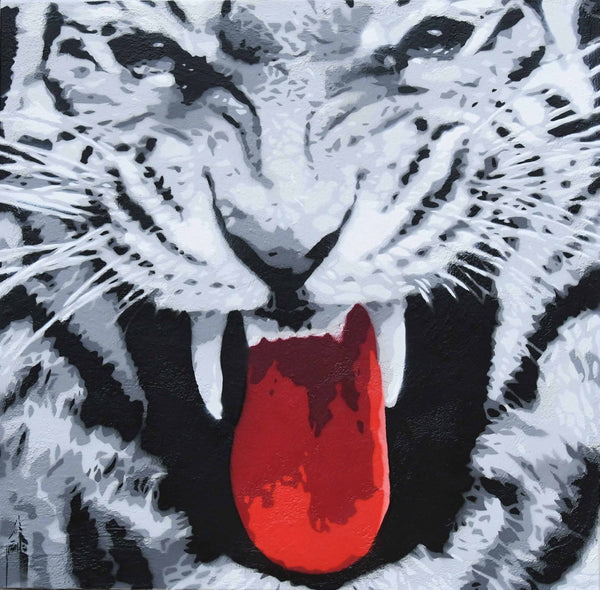 "Animal stone le tigre"