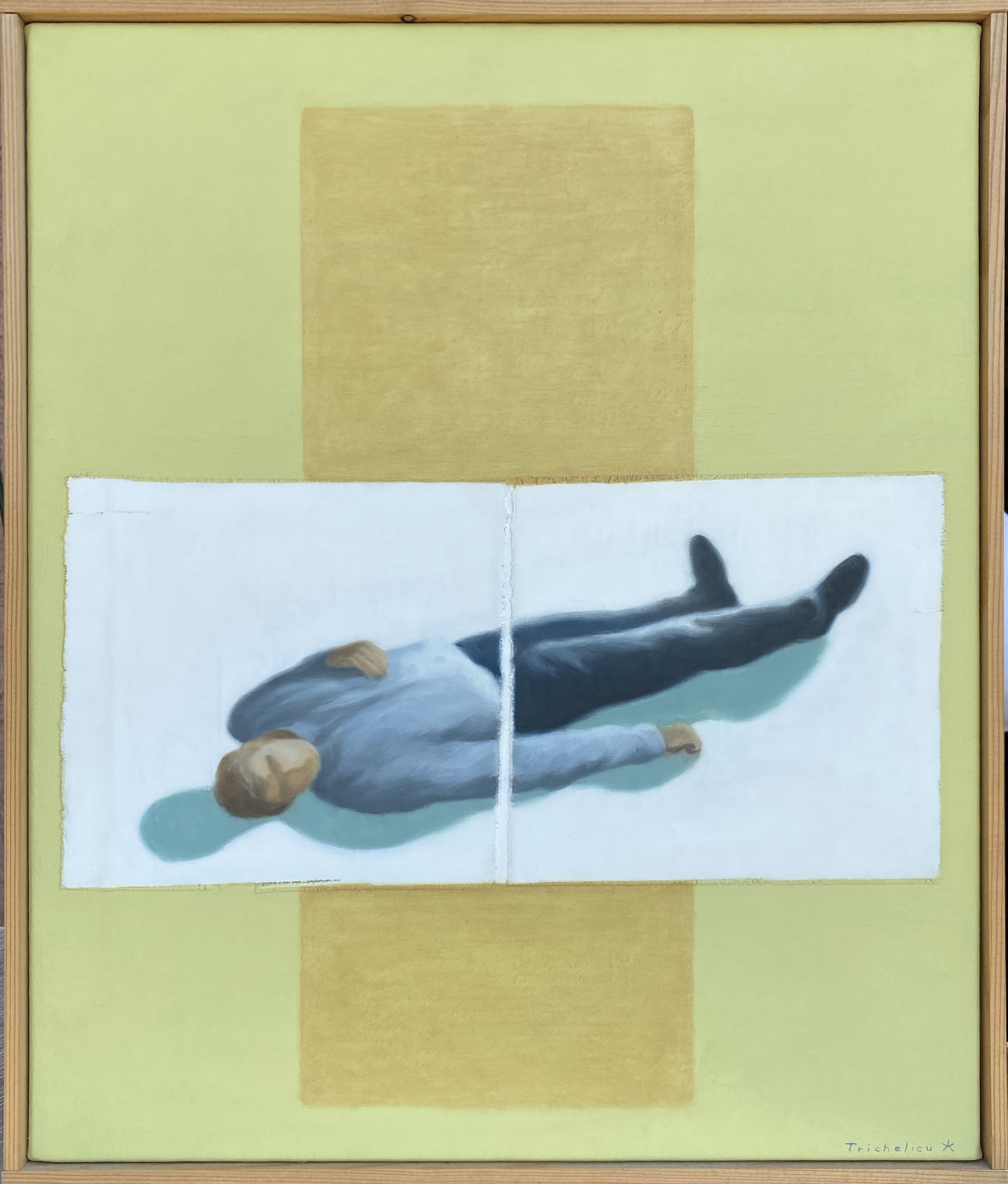 "Ici couché"
